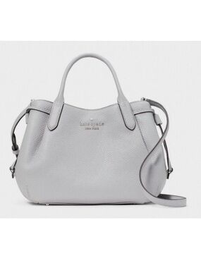 BNWT Kate Spade Dumpling Small Satchel Bag in Sold Out Mountain Grey